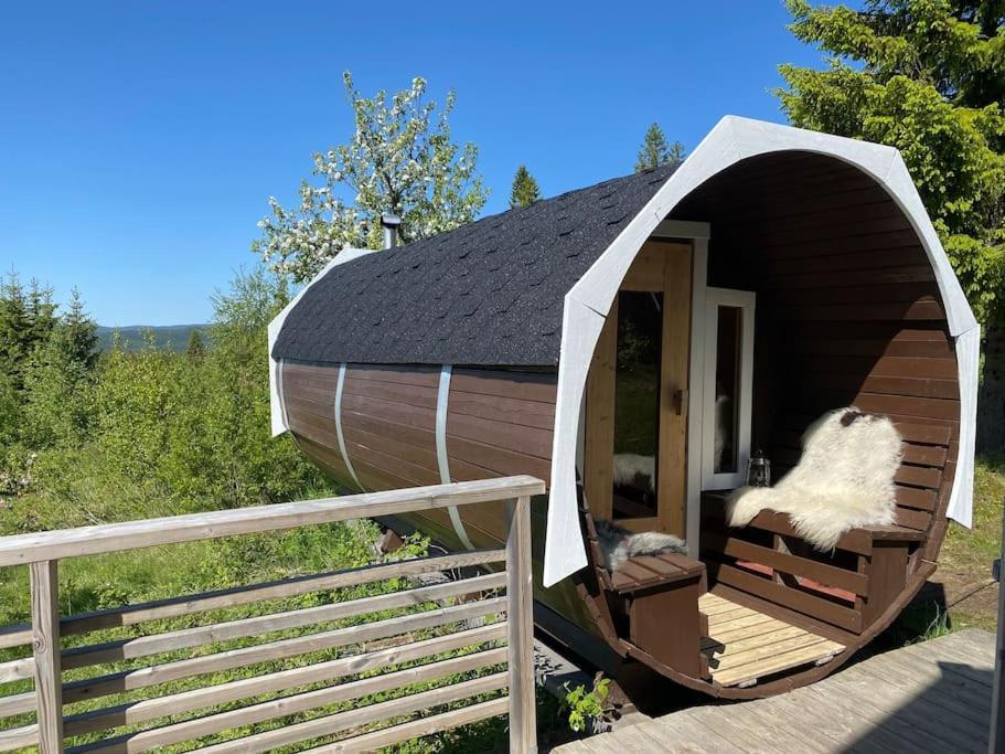 Forest Cabin With Stunning Mountain View & Sauna Torsby Exterior foto